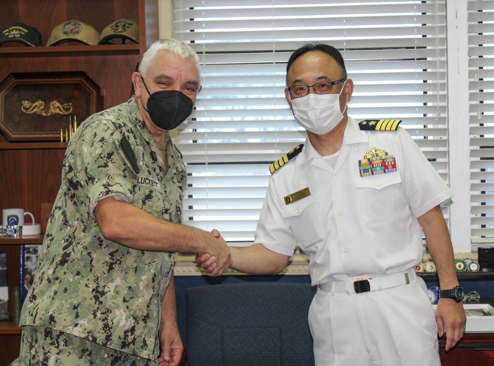 NBG CO Meets JMSDF Training Division One Leadership