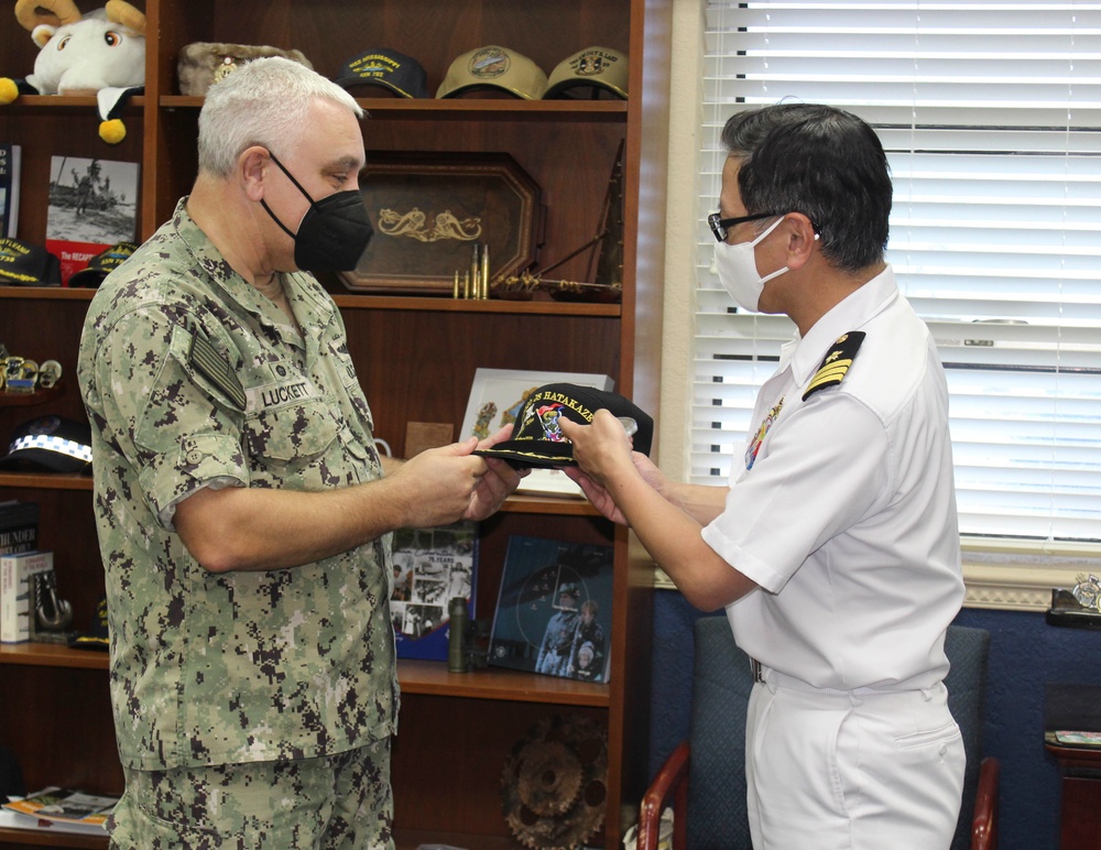 NBG CO Meets JMSDF Training Division One Leadership