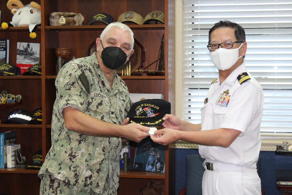 NBG CO Meets JMSDF Training Division One Leadership