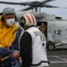 Abraham Lincoln greets JMSDF