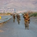Soldiers ruck march 15-miles in the Regional Health Command-Central Best Leader Competition