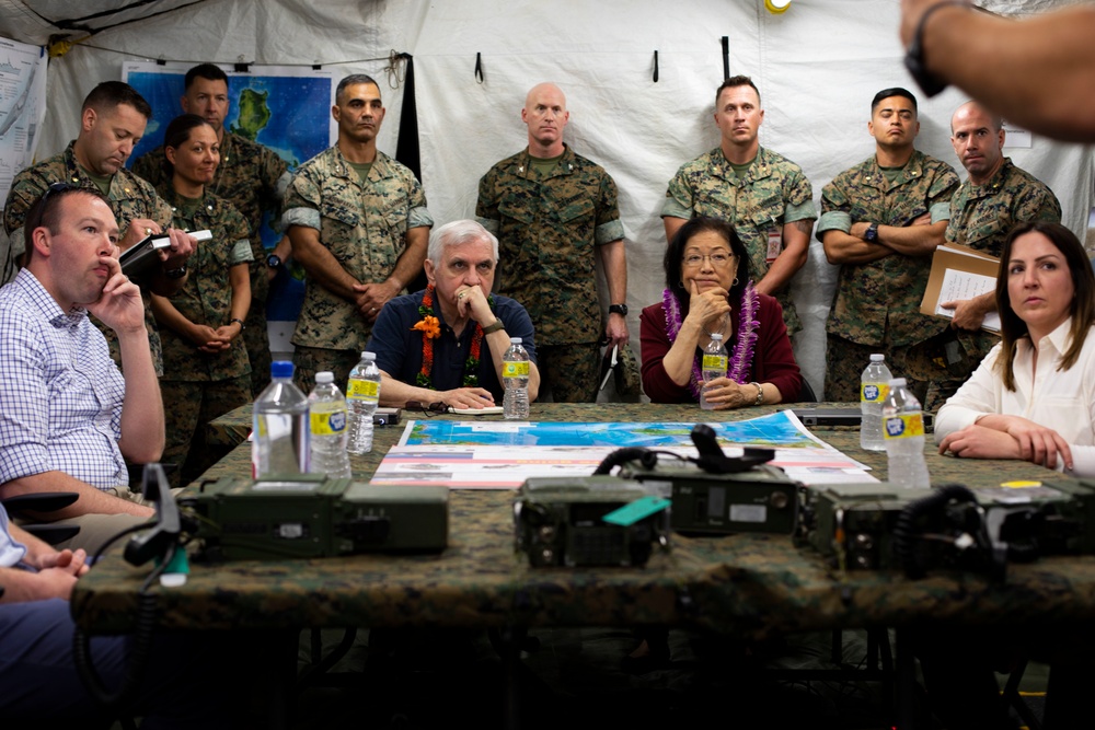 Senate Armed Services Committee Delegation Visits Marines in the Pacific