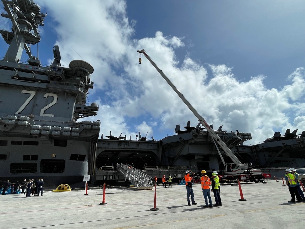 USS Abraham Lincoln Makes Port Visit to Guam