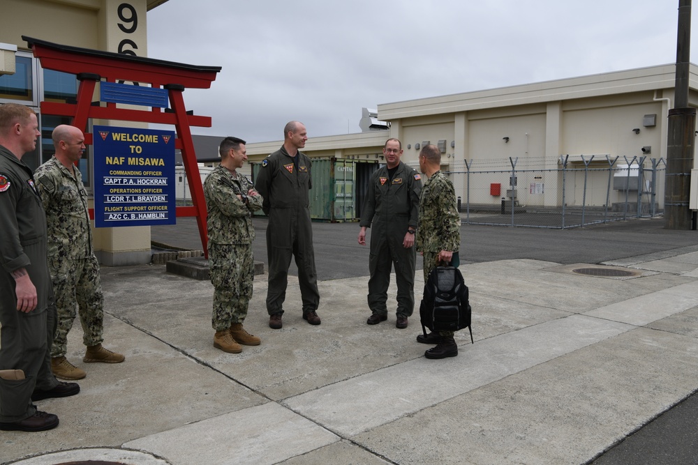 Force Master Chief Visits Naval Air Facility Misawa