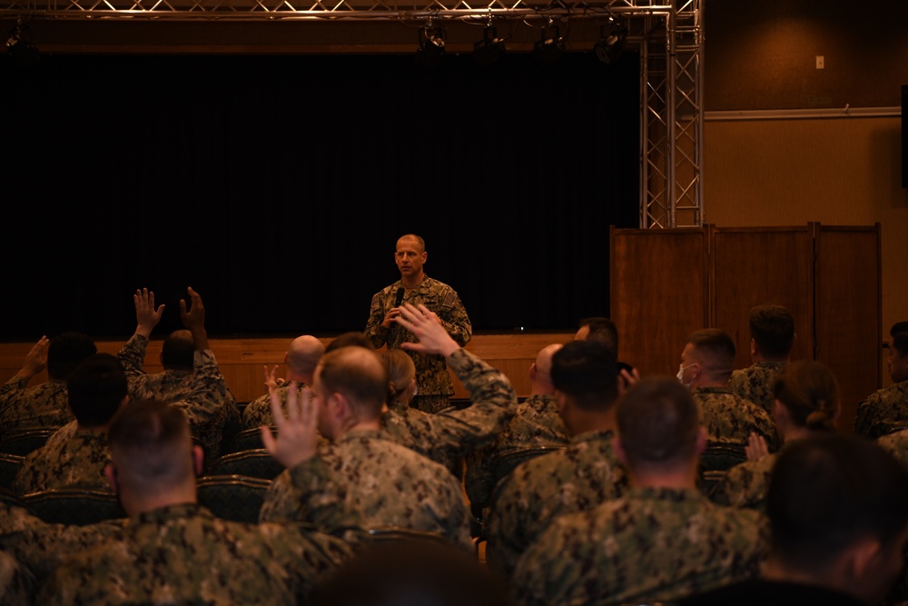 Force Master Chief Visits Naval Air Facility Misawa
