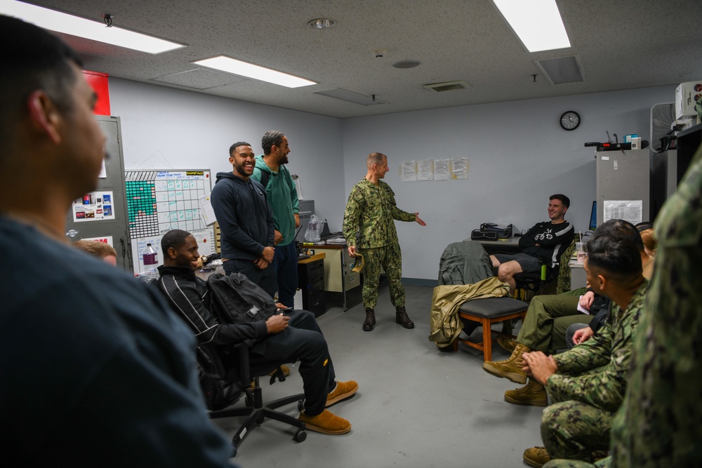 Force Master Chief Visits Naval Air Facility Misawa