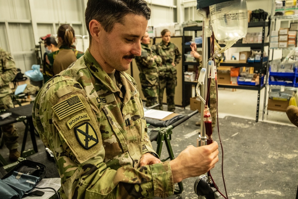 1st Air Cavalry Brigade Blood Transfusion