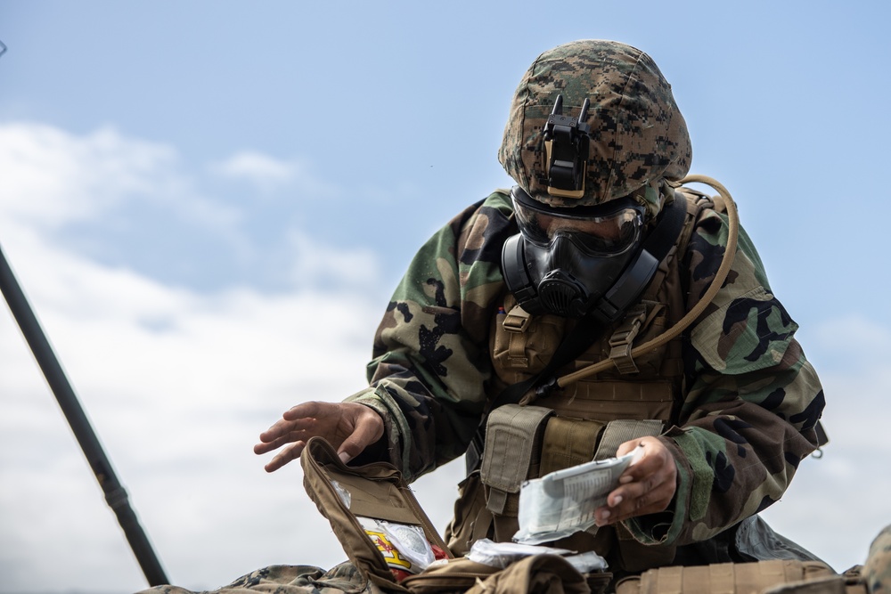 3rd Maintenance Battalion conducts Marine Corps Combat Readiness Evaluation.