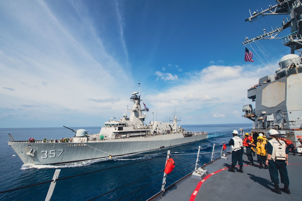 USS Momsen CODEP with Indonesia Navy