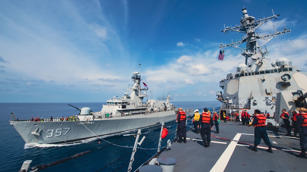 USS Momsen CODEP with Indonesia Navy