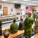 Multinational military attachés talk initial entry training