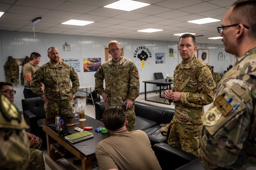 Saturday out with Airmen: 55th Expeditionary Fighter Generation Squadron