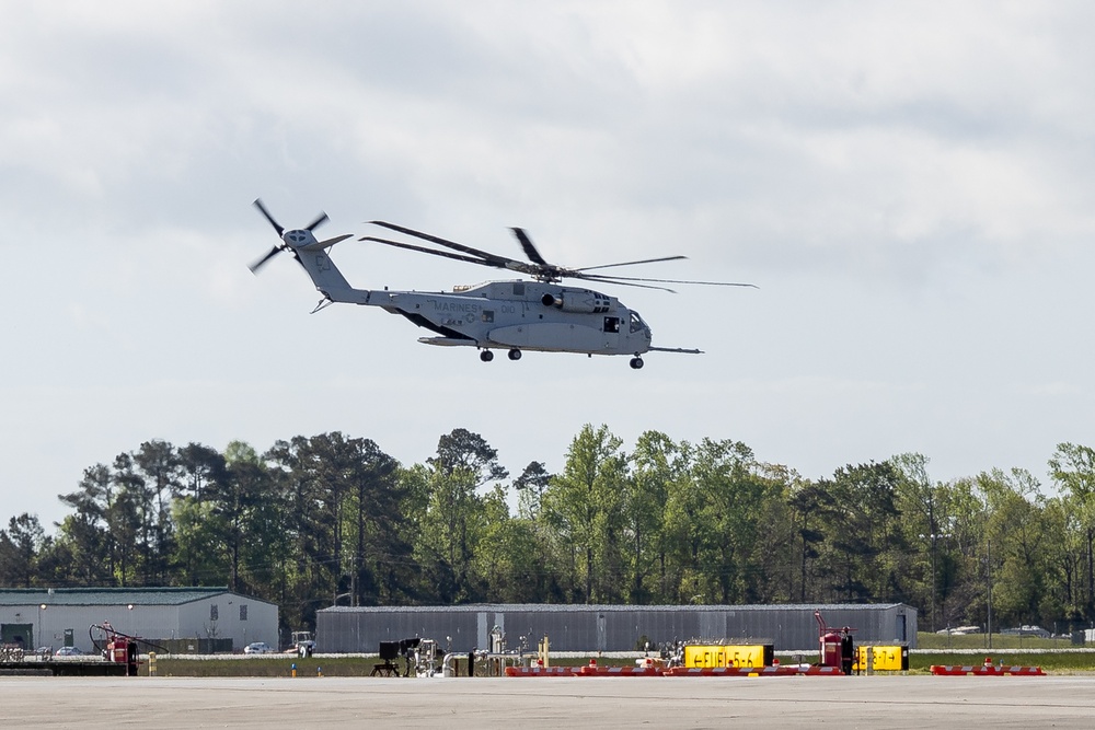 HMH-461's CH-53K King Stallion's First Operational Flight