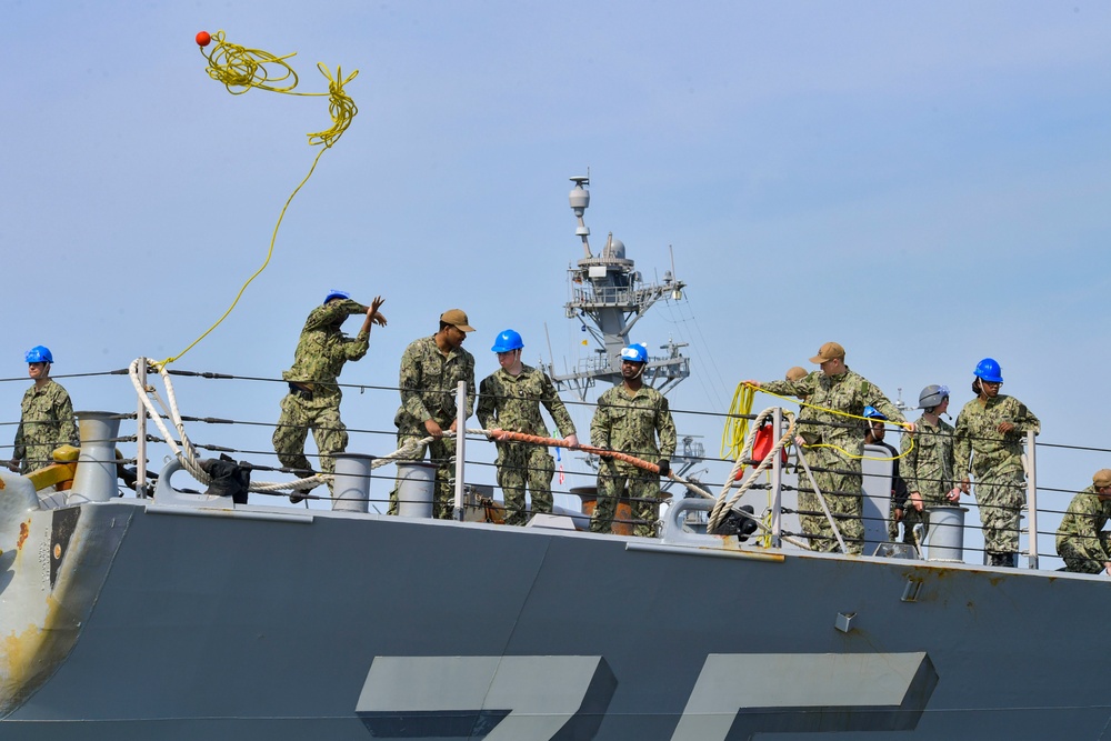 USS Donald Cook Arrives at Naval Station Norfolk