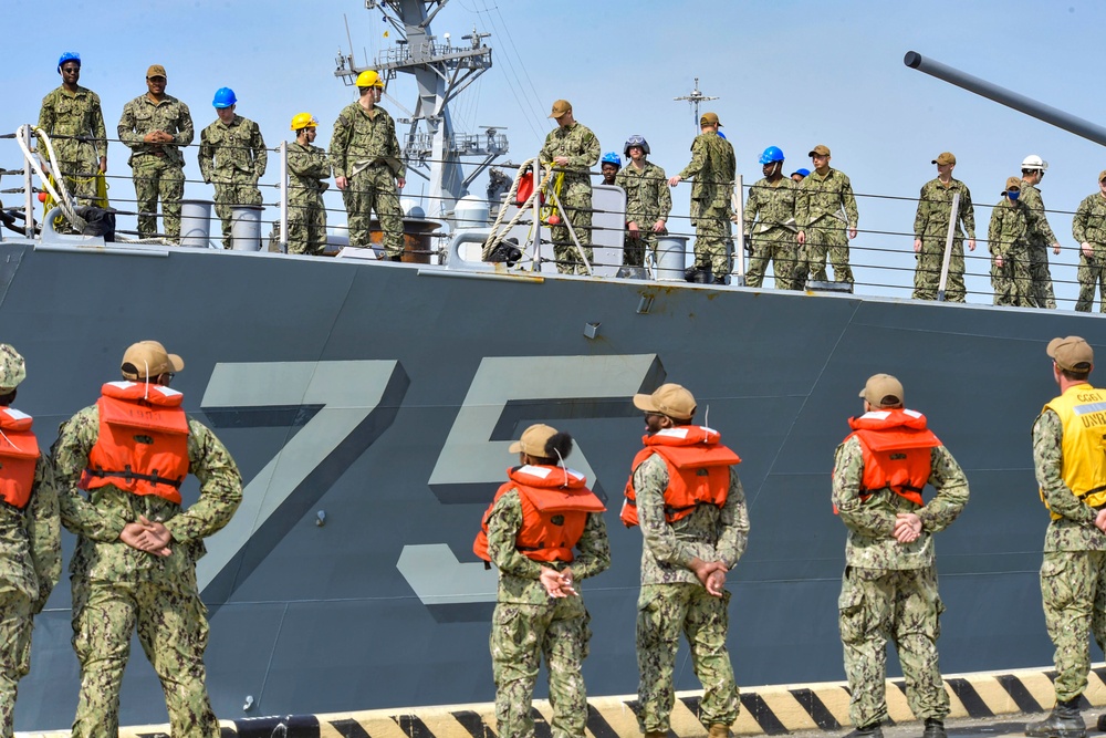 USS Donald Cook Arrives at Naval Station Norfolk