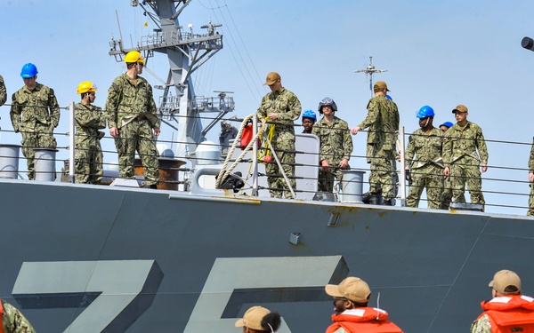 USS Donald Cook Arrives at Naval Station Norfolk