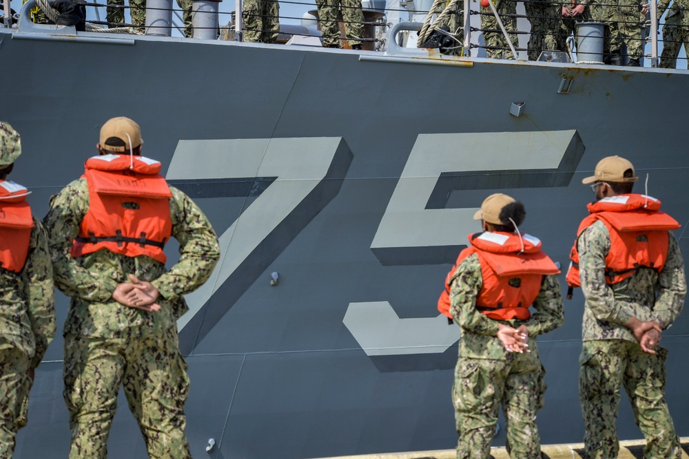 USS Donald Cook Arrives at Naval Station Norfolk