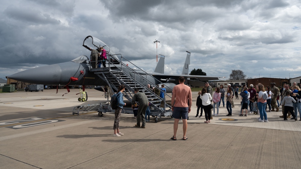 Strolling through the nest: Bring Your Child to Work Day at the 492nd