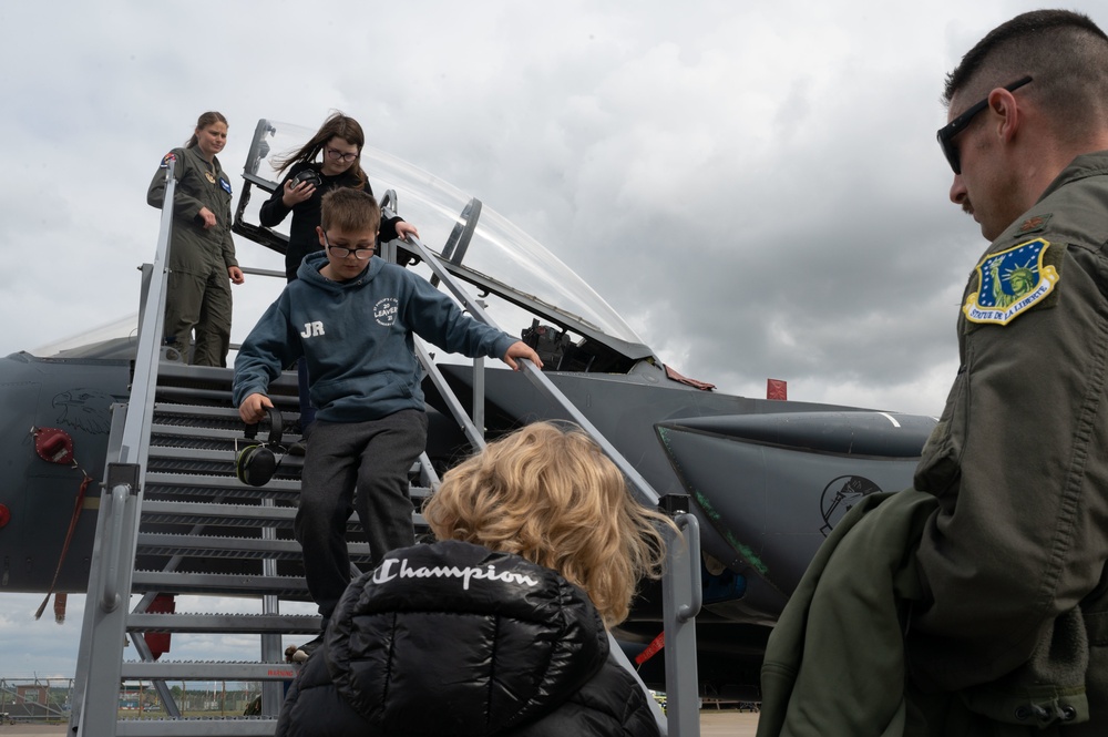 Strolling through the nest: Bring Your Child to Work Day at the 492nd