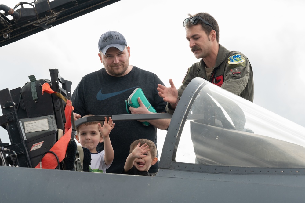 Strolling through the nest: Bring Your Child to Work Day at the 492nd