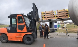 VX delivered: Rockets transported for destruction