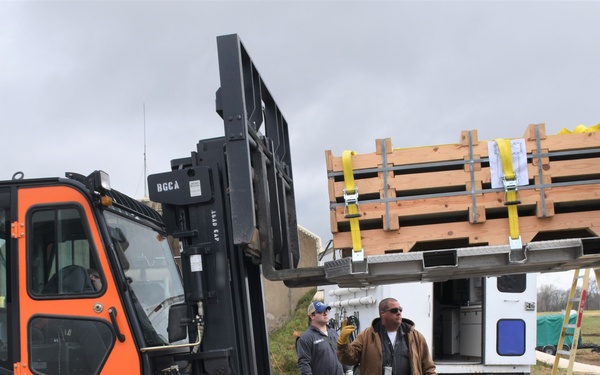 VX delivered: Rockets transported for destruction