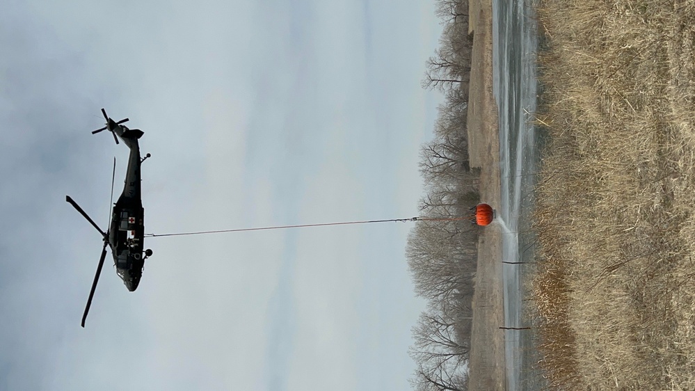 Nebraska National Guard wildfire fight