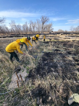 Nebraska National Guard wildfire fight