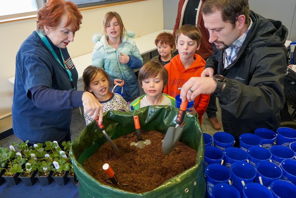 Military Youth Participate in &quot;Plant Camp&quot; at Portland Air National Guard Base
