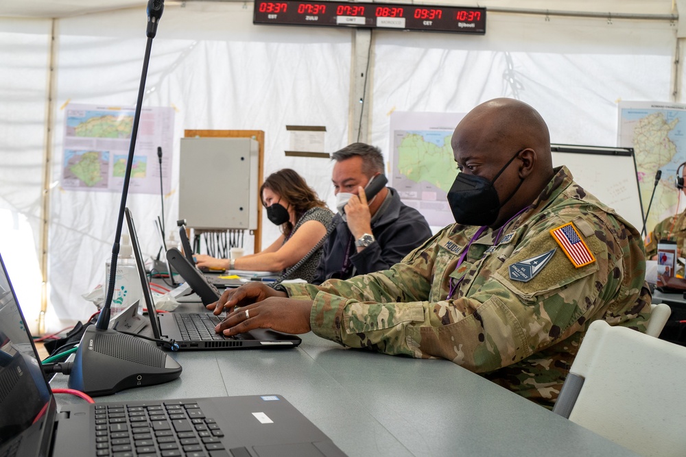 African Lion 22.2 Joint Task Force Command Post Exercise