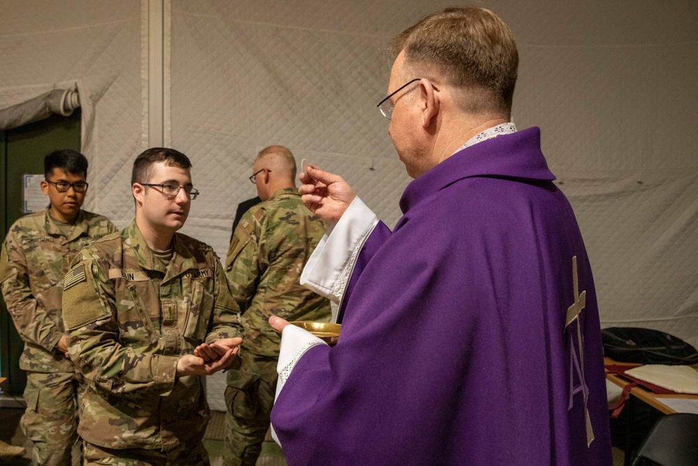 DVIDS - Images - Lithuanian Archbishop Gintaras Grušas visits U.S. Army ...