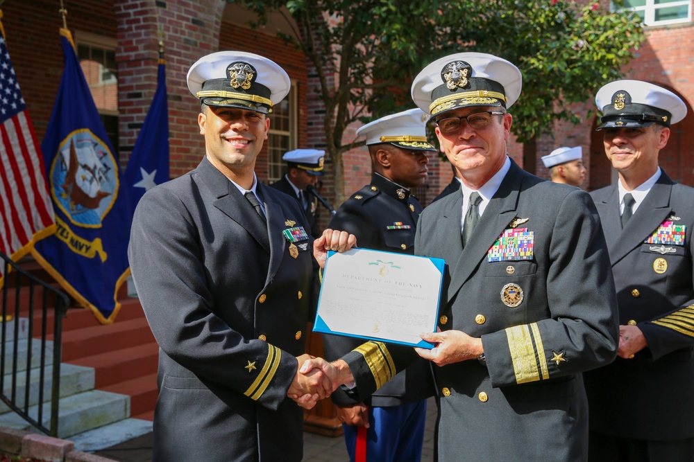 NETC 2021 Military Instructor of the Year Ceremony: Lt. Michael Ziarek