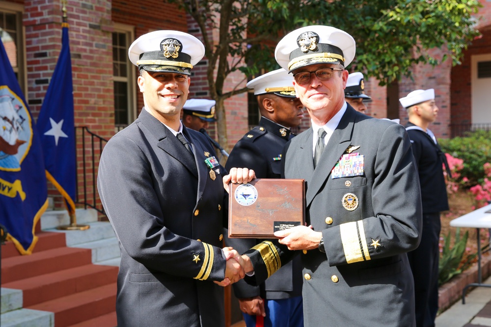 NETC 2021 Military Instructor of the Year Ceremony: Lt. Michael Ziarek