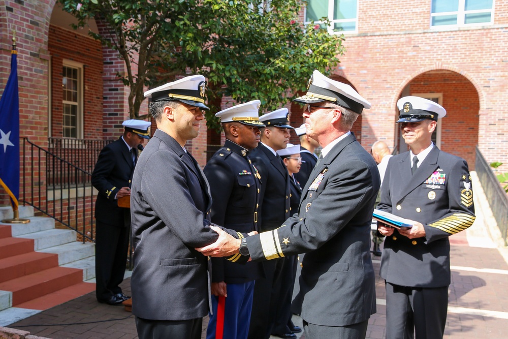 NETC 2021 Military Instructor of the Year Ceremony: Lt. Michael Ziarek
