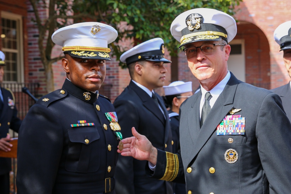 NETC 2021 Military Instructor of the Year Ceremony: Maj. Larry Black