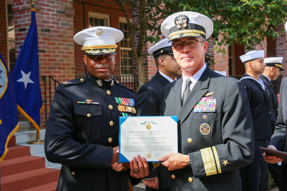NETC 2021 Military Instructor of the Year Ceremony: Maj. Larry Black