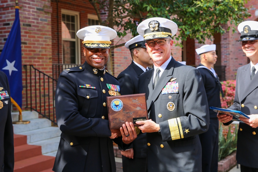NETC 2021 Military Instructor of the Year Ceremony: Maj. Larry Black