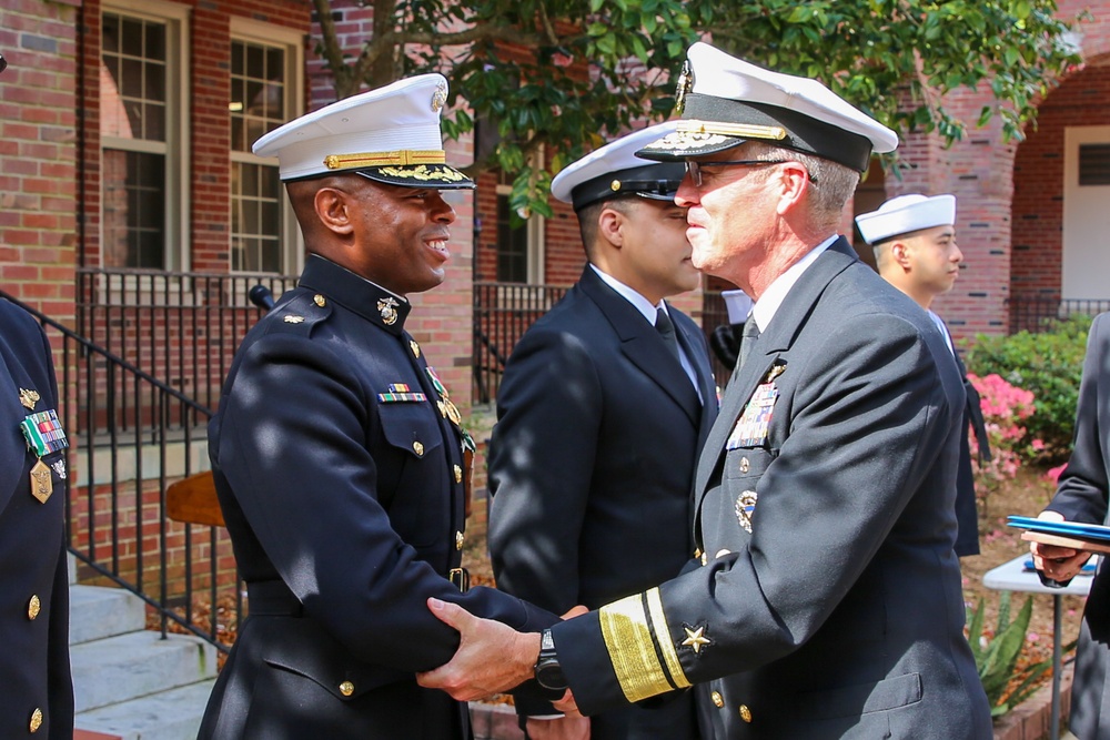 NETC 2021 Military Instructor of the Year Ceremony: Maj. Larry Black