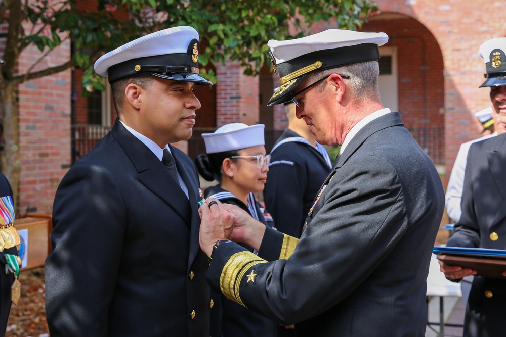NETC 2021 Military Instructor of the Year Ceremony: Senior Chief Musician Christopher Sams