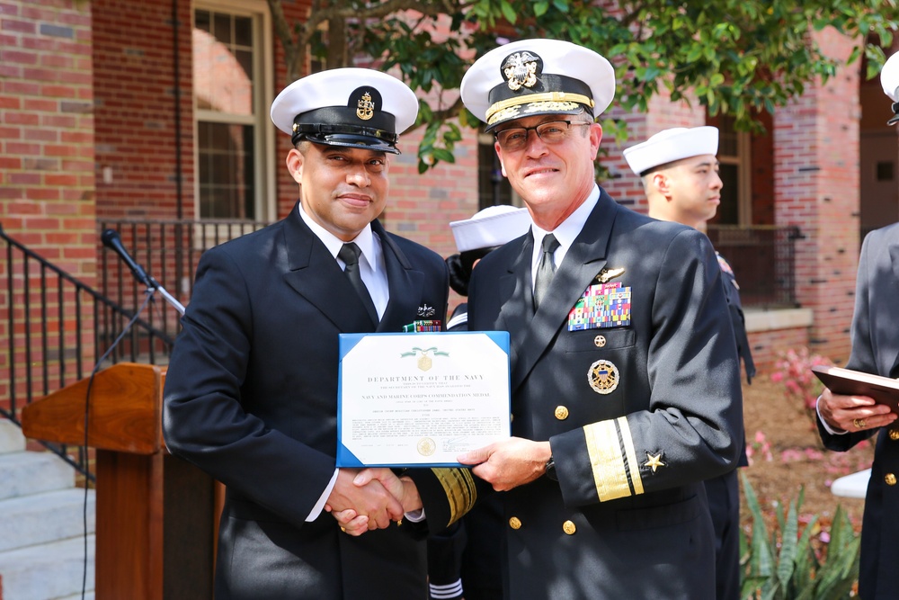 NETC 2021 Military Instructor of the Year Ceremony: Senior Chief Musician Christopher Sams