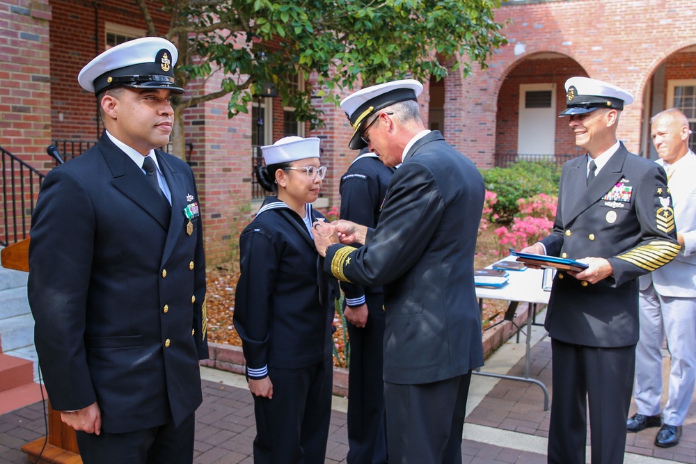 NETC 2021 Military Instructor of the Year Ceremony: Aviation Support Equipment Technician 1st Class Beatriz Cruz