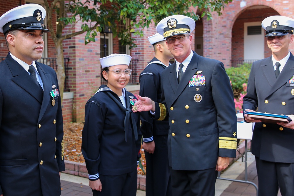 NETC 2021 Military Instructor of the Year Ceremony: Aviation Support Equipment Technician 1st Class Beatriz Cruz