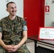 2nd Maintenance Battalion Marine receives Marine Corps Installations East volunteer award