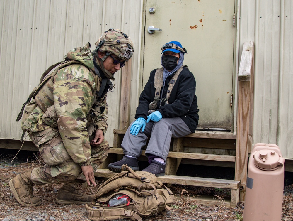 Giving medical care