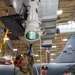 Maintenance Squadron performs a hard landing inspection on tanker