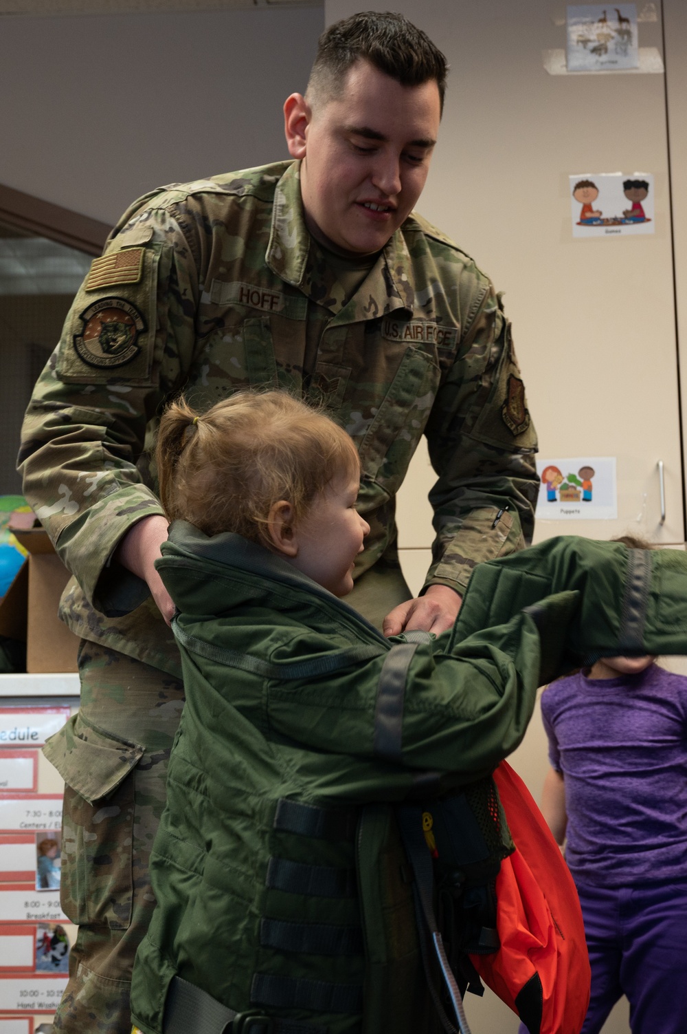 354th OSS visits CDC for Month of the Military Child