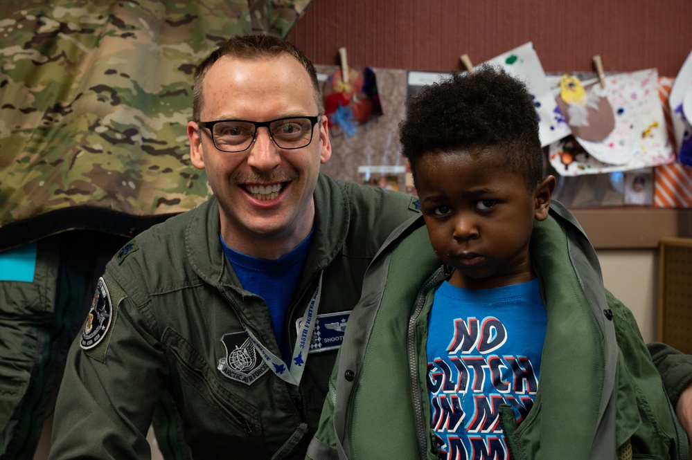 354th OSS visits CDC for Month of the Military Child