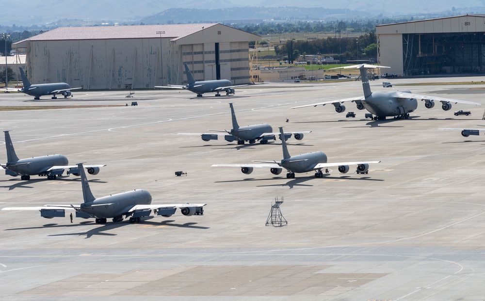 Travis AFB flight line images