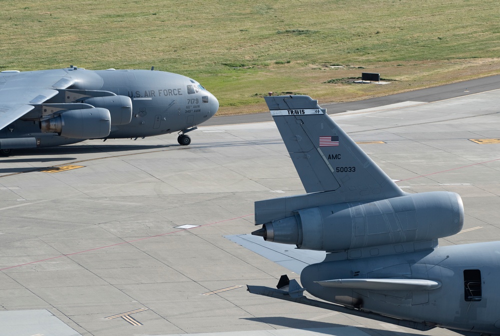 Travis AFB flight line images