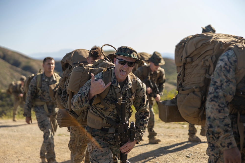 1st ANGLICO Basic Course hike and graduation